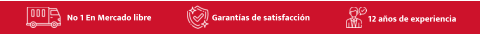 No 1 En Mercado libre Garantías de satisfacción 12 años de experiencia