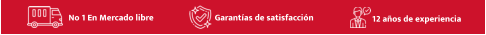 No 1 En Mercado libre Garantías de satisfacción 12 años de experiencia