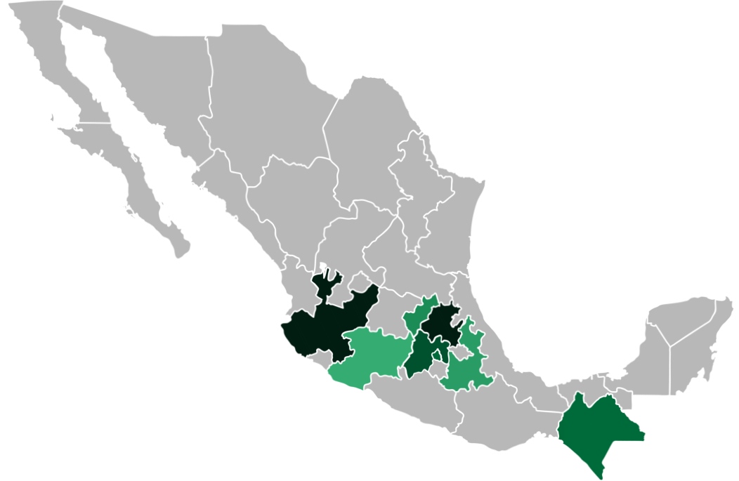 Presencia en la República Mexicana. Contamos con una amplia red de distribución e instaladores certificados en los siguientes estados: (Lista de estados) Explore nuestro mapa interactivo para más detalles.